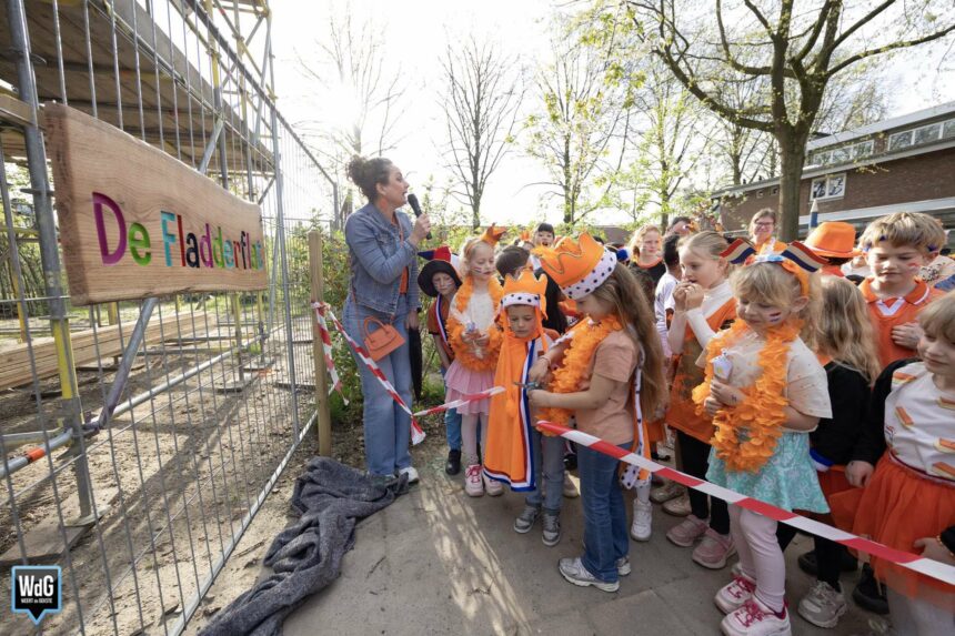 Fladderflat bereikt hoogste punt bij basisschool De Kameleon