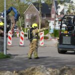 Gaslekkage in Altweerterheide na graafwerkzaamheden