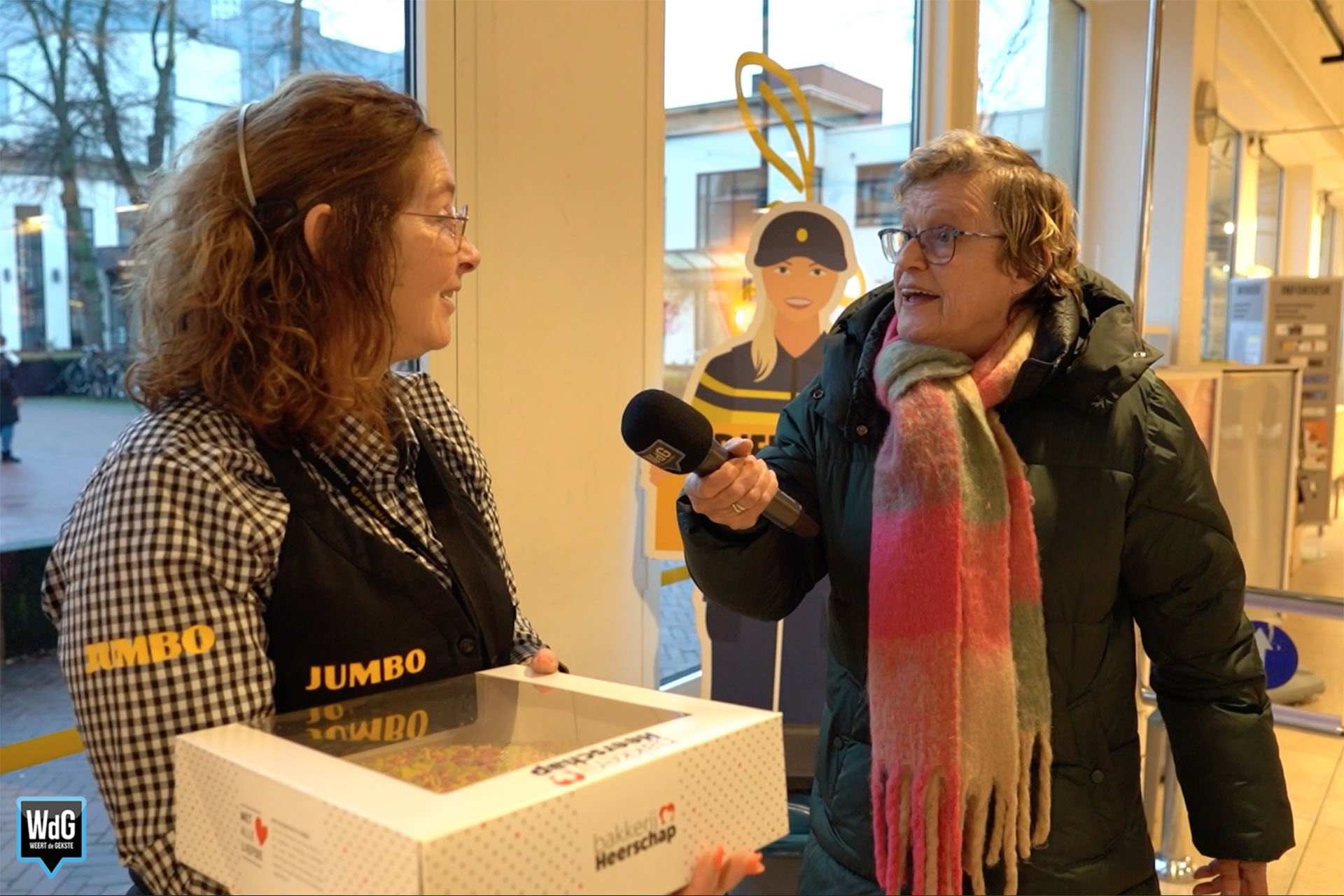 Katrien keumtj op bezeuk bij Jolande Horijon