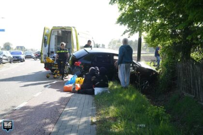 Meerdere gewonden bij botsing op Heikantstraat in Budel