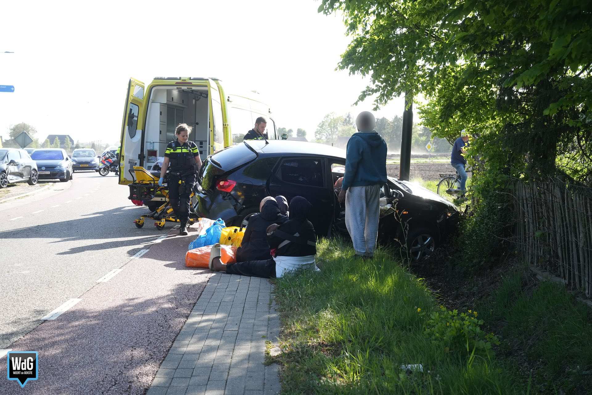 Meerdere gewonden bij botsing op Heikantstraat in Budel