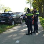 Kop-staartbotsing op Napoleonsweg-Noord bij Grathem