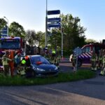 Vrouw en twee kinderen gewond na botsing op Randweg Zuid in Nederweert