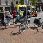 Fietsster gewond na botsing met auto op Wilhelminasingel