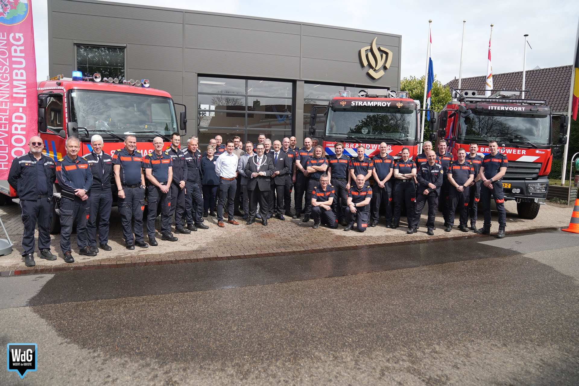 Samenwerking brandweer Nederland en België bekrachtigd in Stramproy