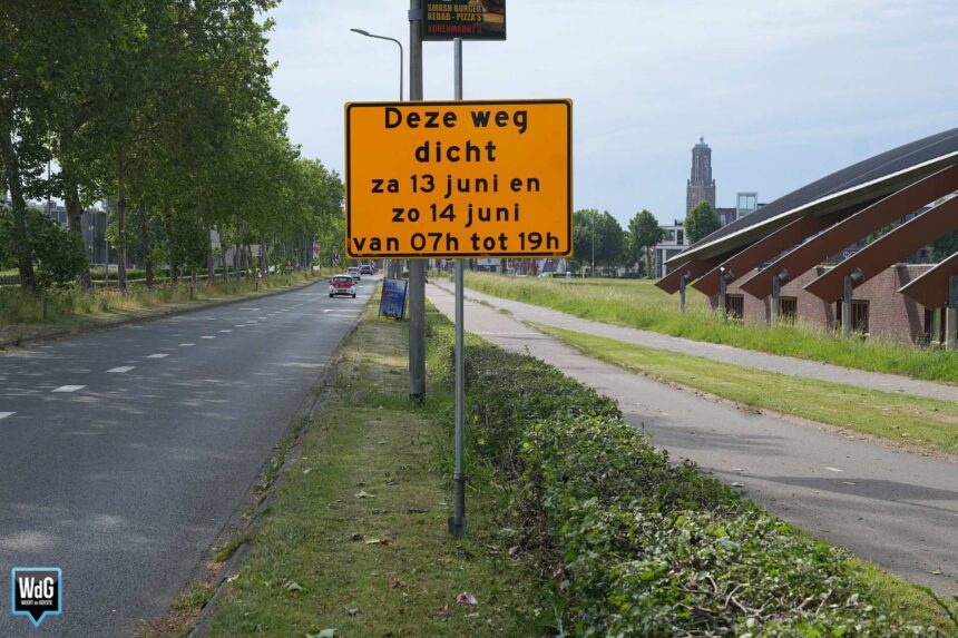 Wegafsluiting in verband met Stadstriatlon Weert