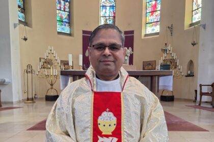 Pastoor Amalraj Arockiam. Ingestuurde foto.