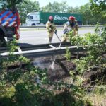 Meerdere bermbranden langs A2 bij Maarheeze