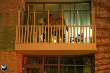Brand op balkon van woning in Zorgcentrum Martinus