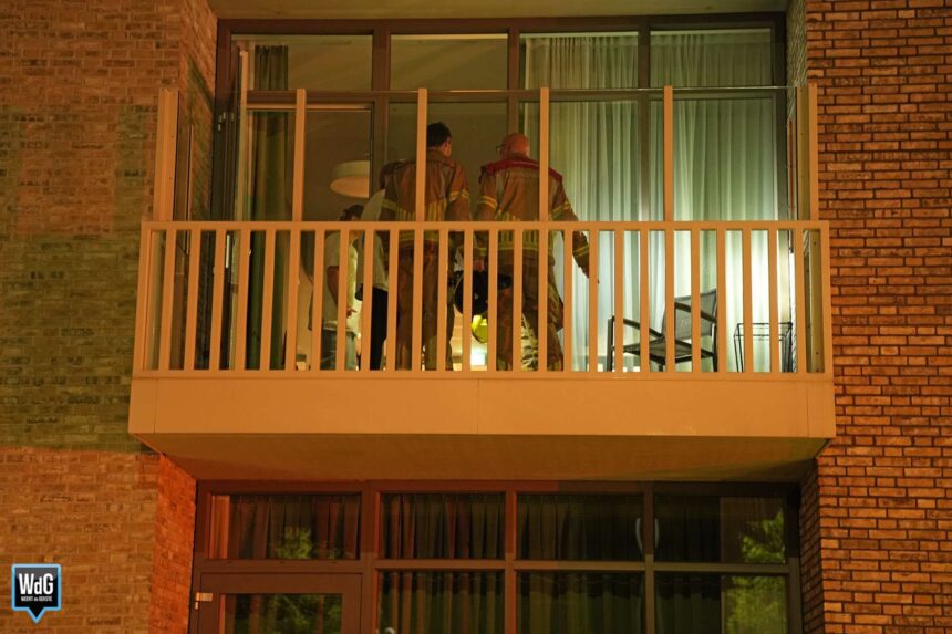 Brand op balkon van woning in Zorgcentrum Martinus