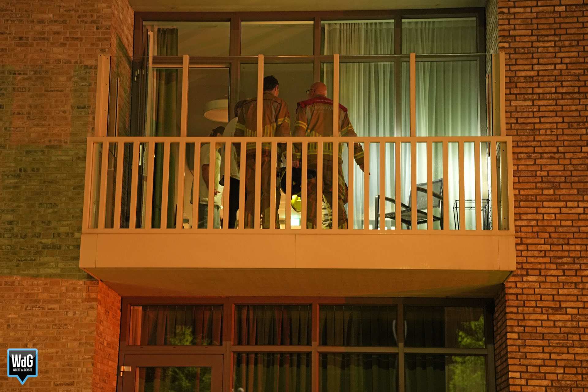 Brand op balkon van woning in Zorgcentrum Martinus