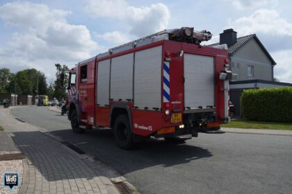 Brandweer Stramproy rukt voor het eerst uit in België