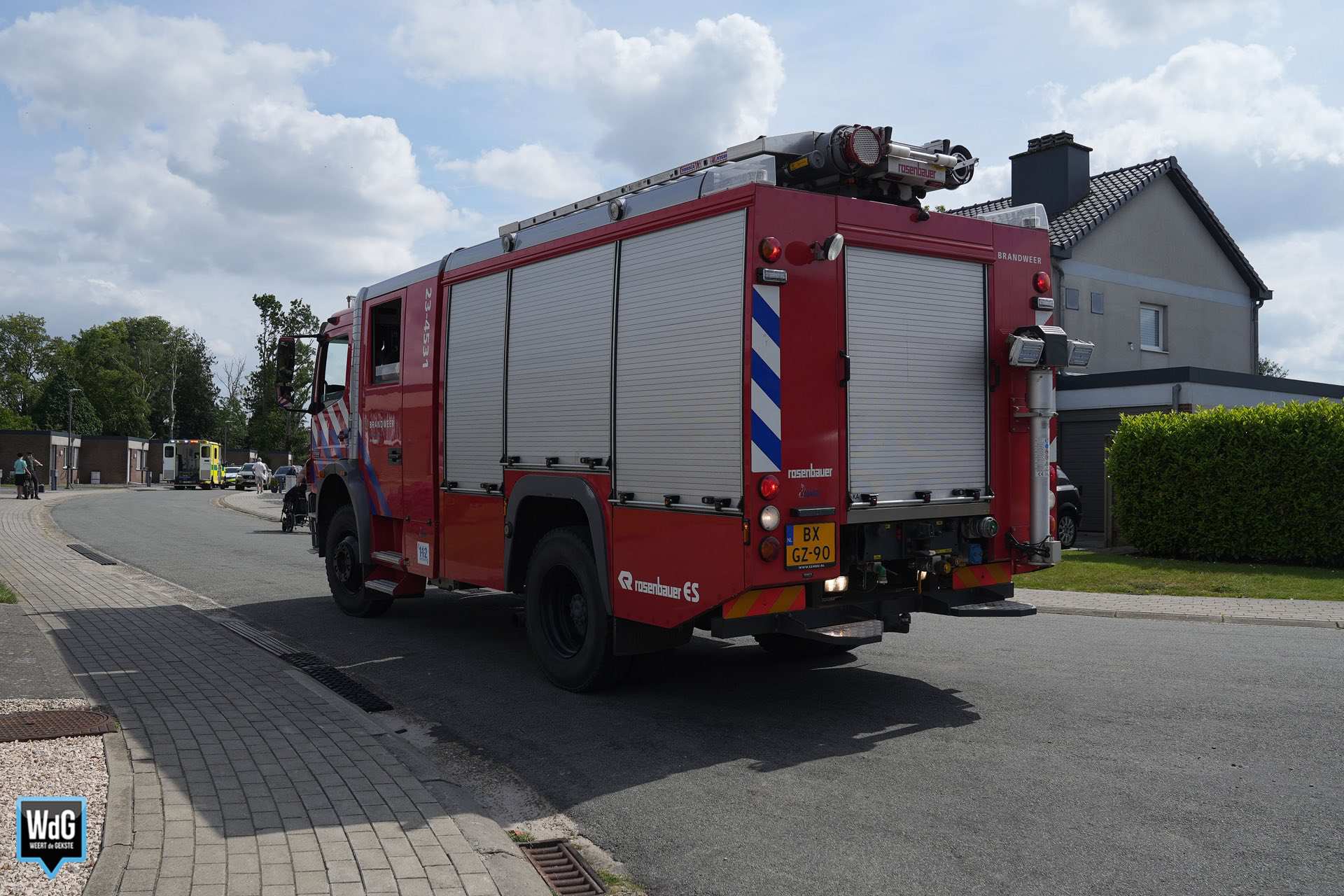 Brandweer Stramproy rukt voor het eerst uit in België