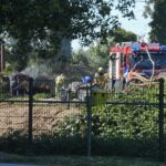 Kleine buitenbrand snel geblust op Laar