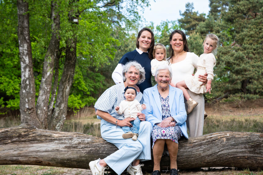 Dubbel vier generaties binnen familie Caelers-Timmermans