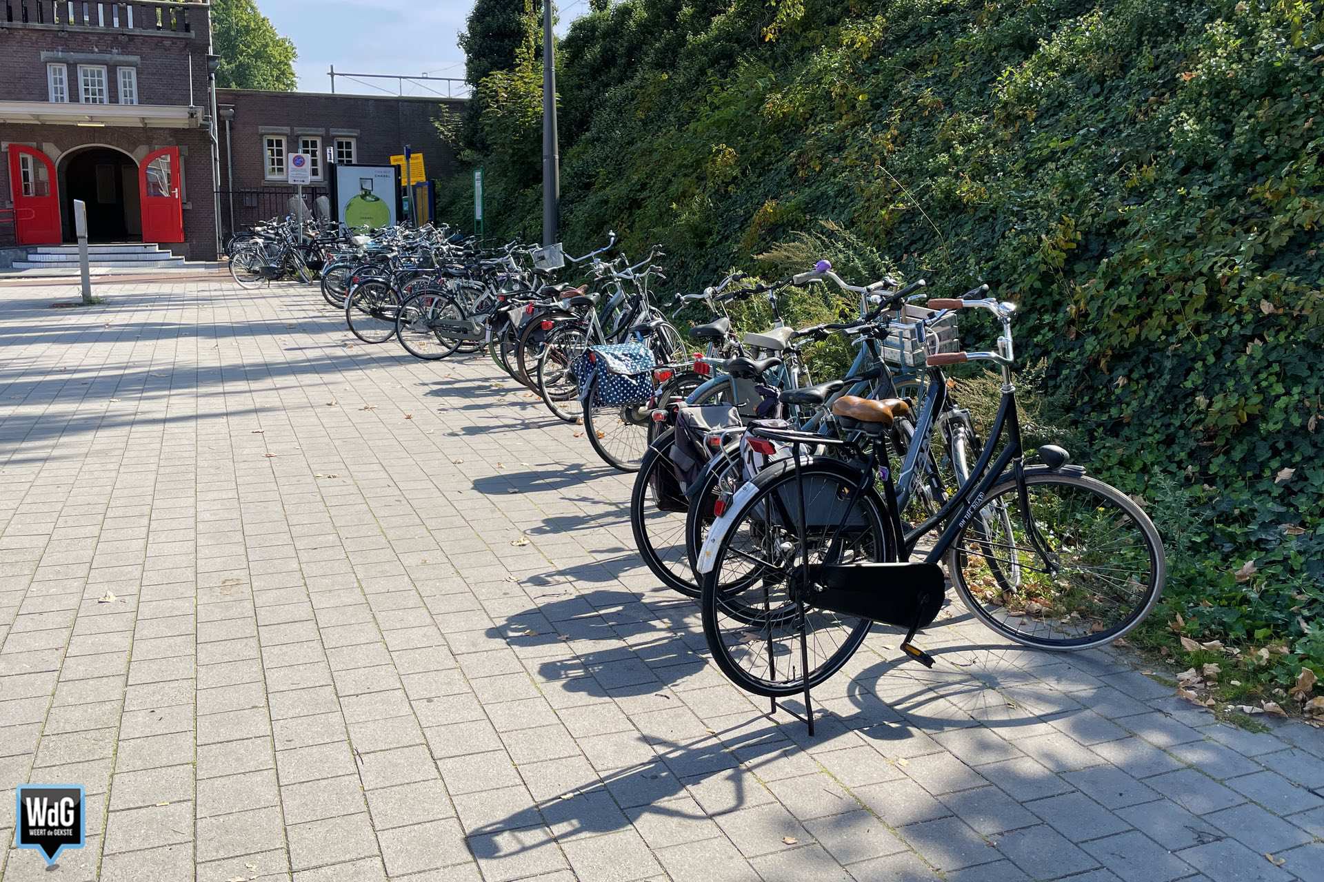 Foutief gestalde fietsen bij NS-station in Weert