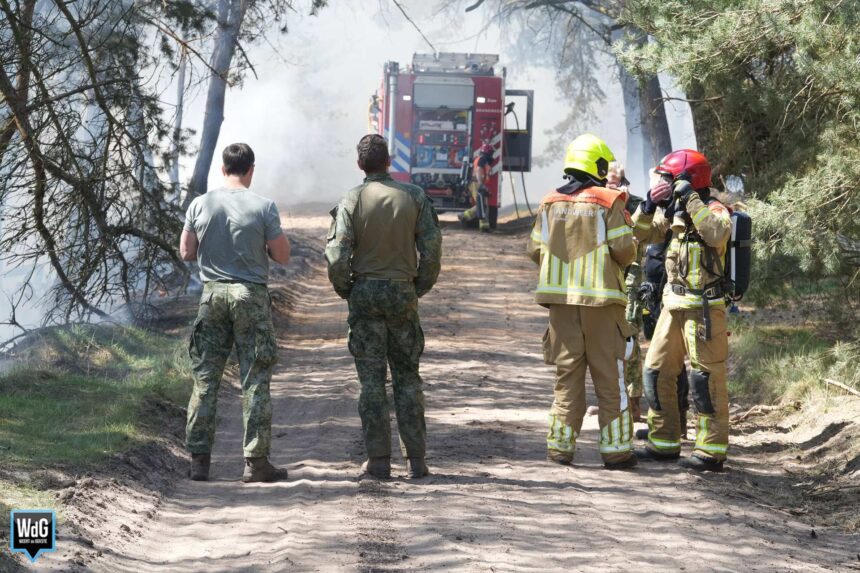 Inzet bij natuurbrand Weerterheide