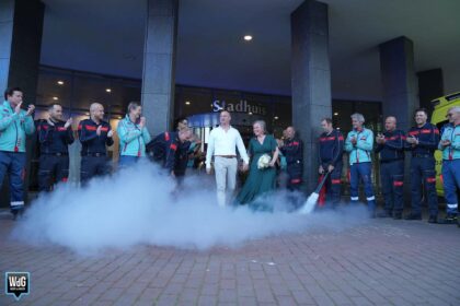 Warm eerbetoon voor hulpverleners tijdens huwelijk in Weert