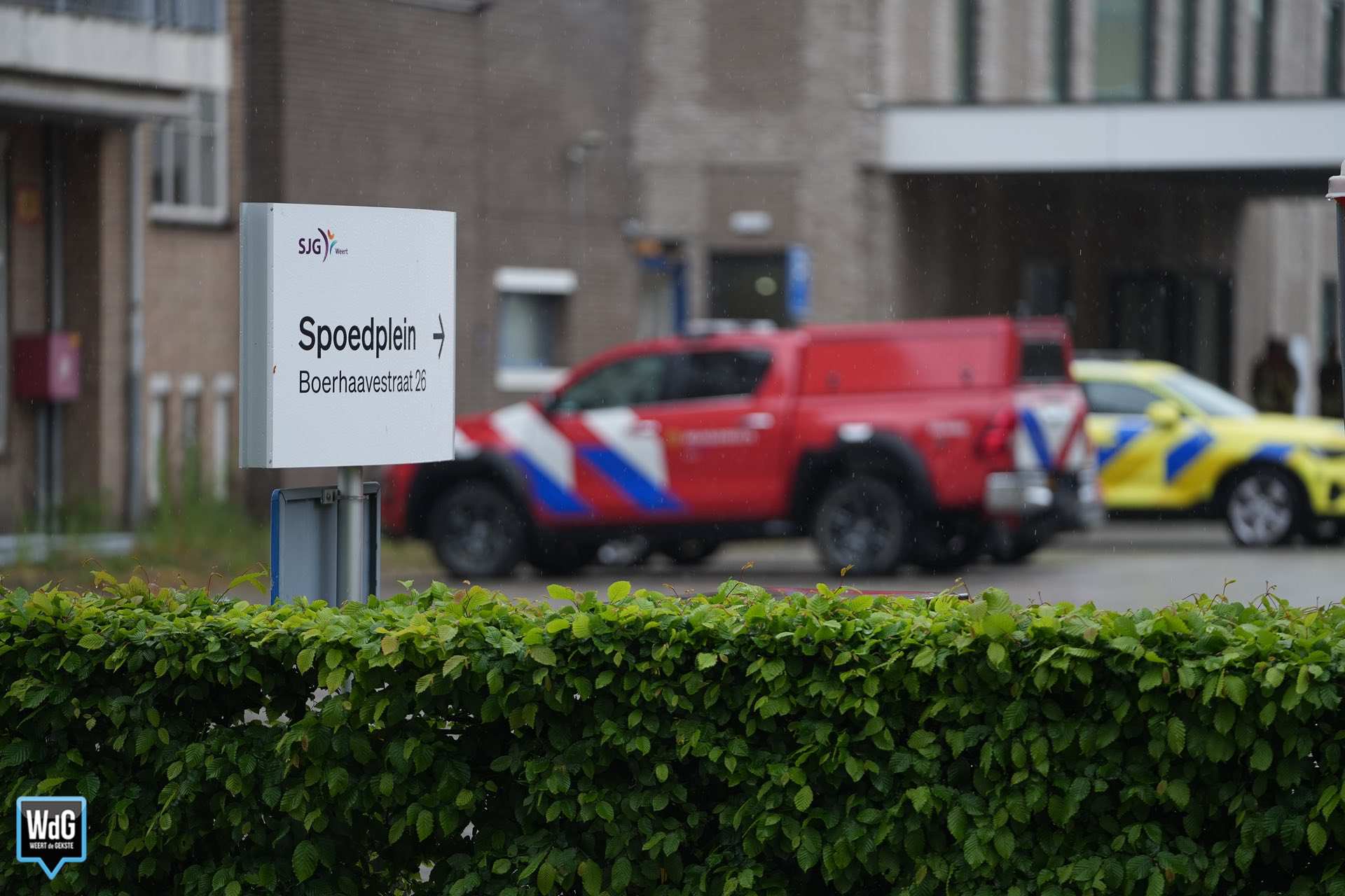 Brandweer rukt uit naar SJG Weert voor ondersteuning patiëntenzorg