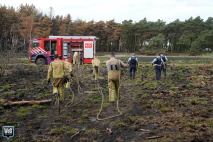 Twaalf dagen na natuurbrand nog steeds nabluswerk aan Geuzendijk