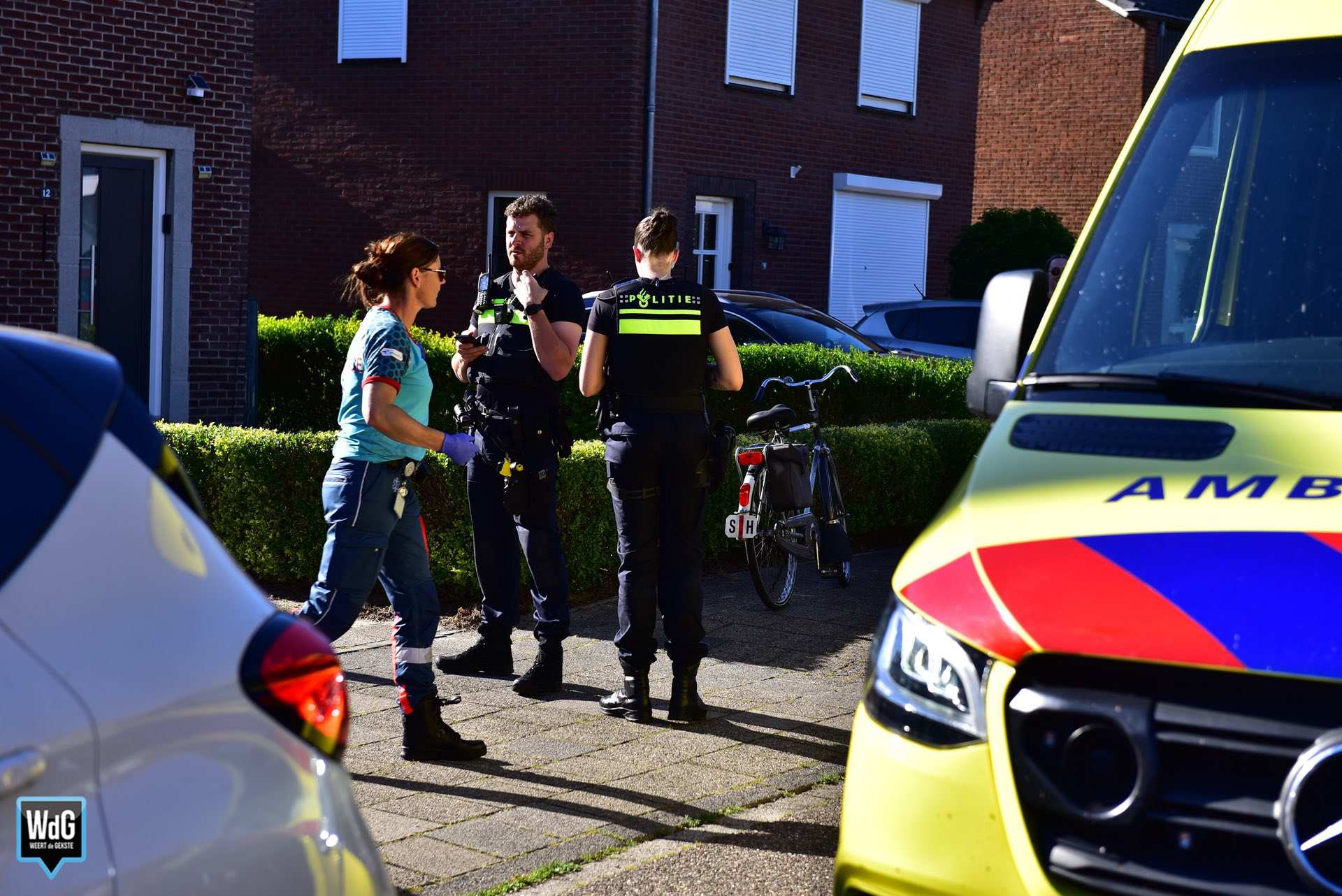 Fietser gewond aangetroffen op straat in Ospel