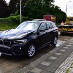 Kop-staartbotsing op Randweg Zuid in Nederweert