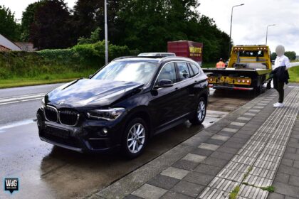 Kop-staartbotsing op Randweg Zuid in Nederweert