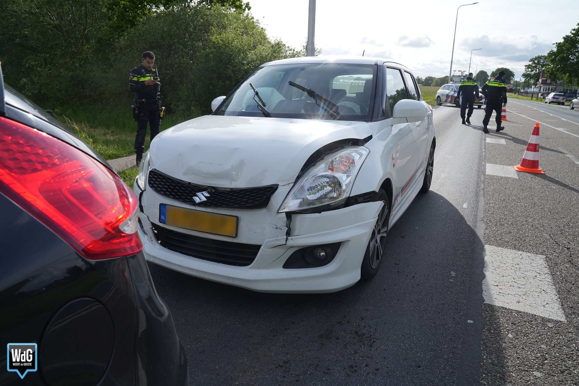 Meerdere auto's botsen op N280 bij Kelpen-Oler