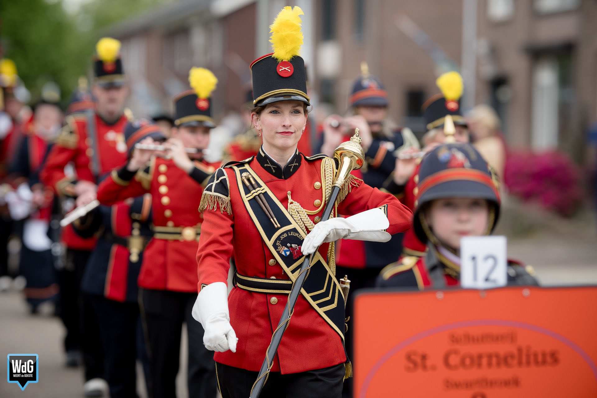 Optocht schuttersfeest Nederweert-Eind in beeld