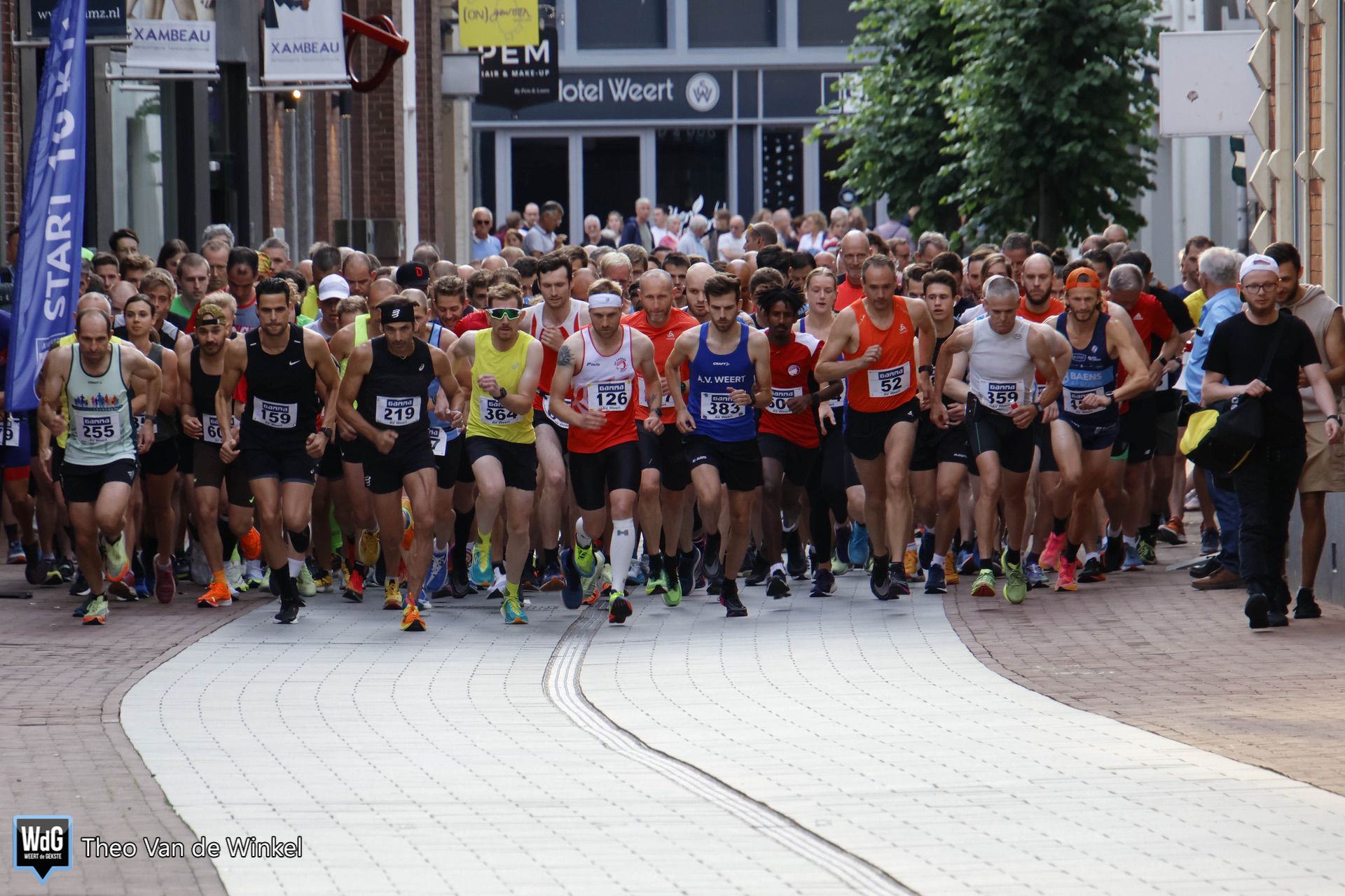 Hardlopers tijdens de Singelloop. Archieffoto.