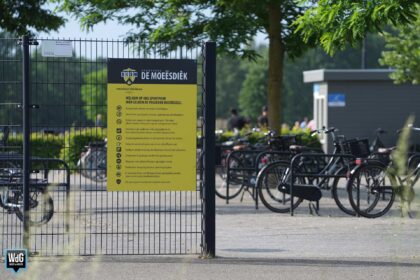 Ingang bij Sportpark Leuken