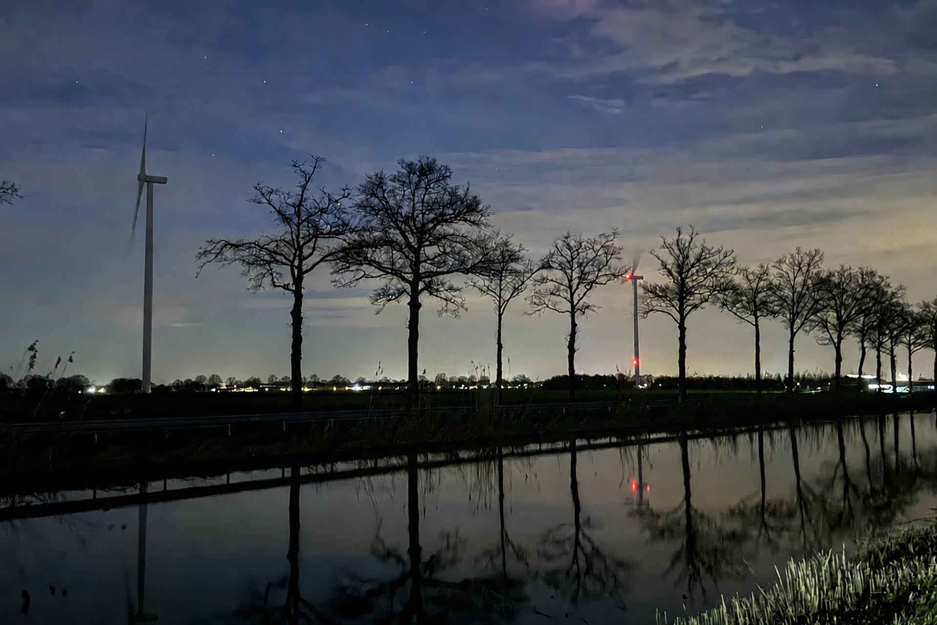 Windturbines Ospeldijk. Foto via Zuidenwind.