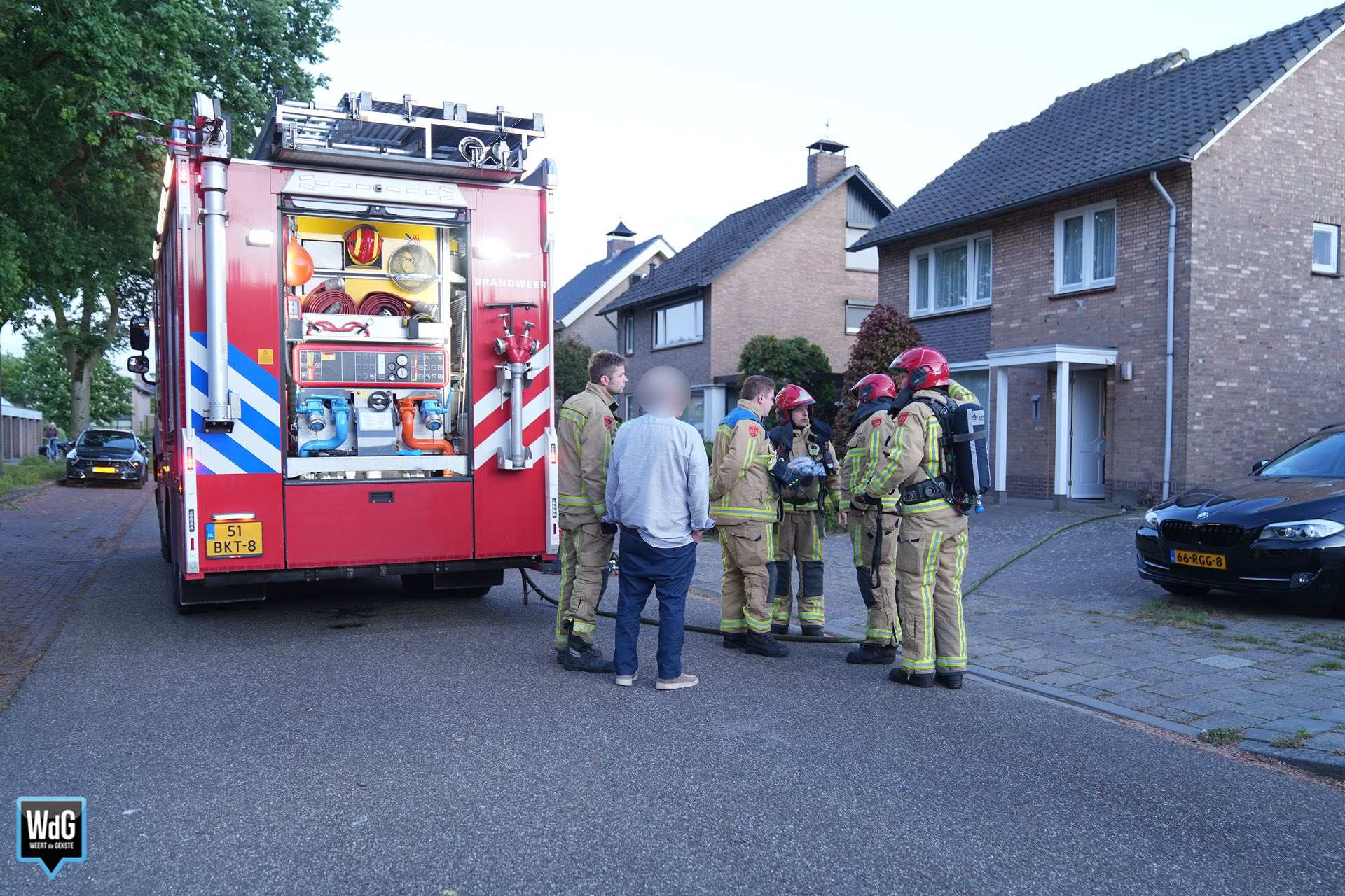 Woningbrand in Maarheeze snel onder controle