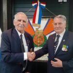 Siegmund Zasada (97) uit Weert en Peter William Schreuders (77) uit Nederweert