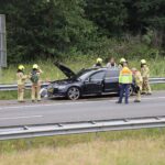 Brandweer ter plaatse voor vermeende autobrand op A2