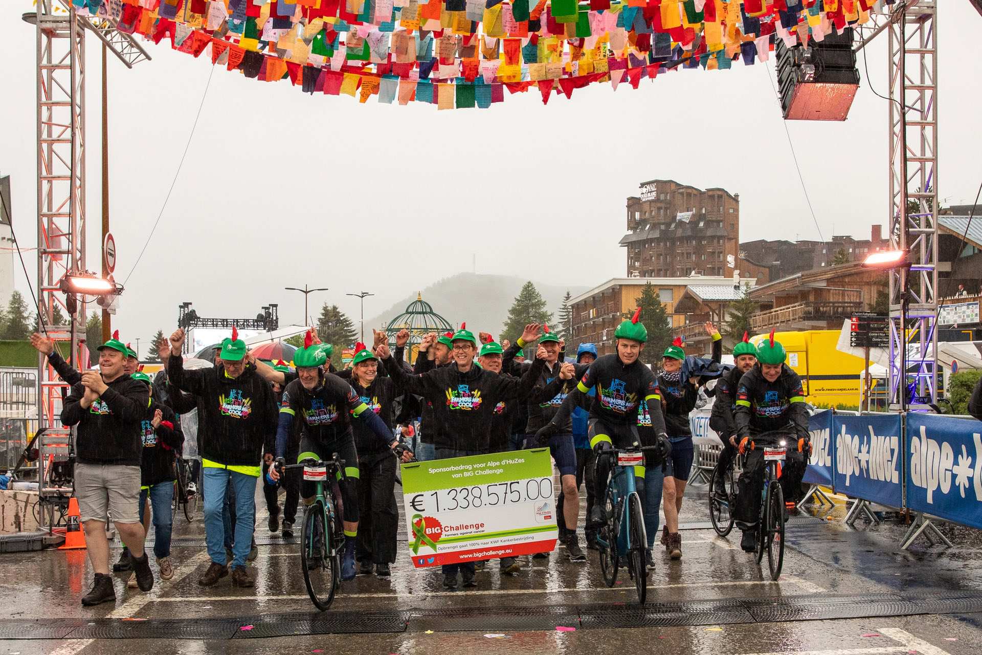 BIG Challenge haalt ruim 1,3 miljoen euro op tijdens Alpe d’HuZes