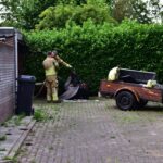 Garagebrand in Ospel snel onder controle