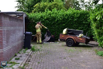 Garagebrand in Ospel snel onder controle
