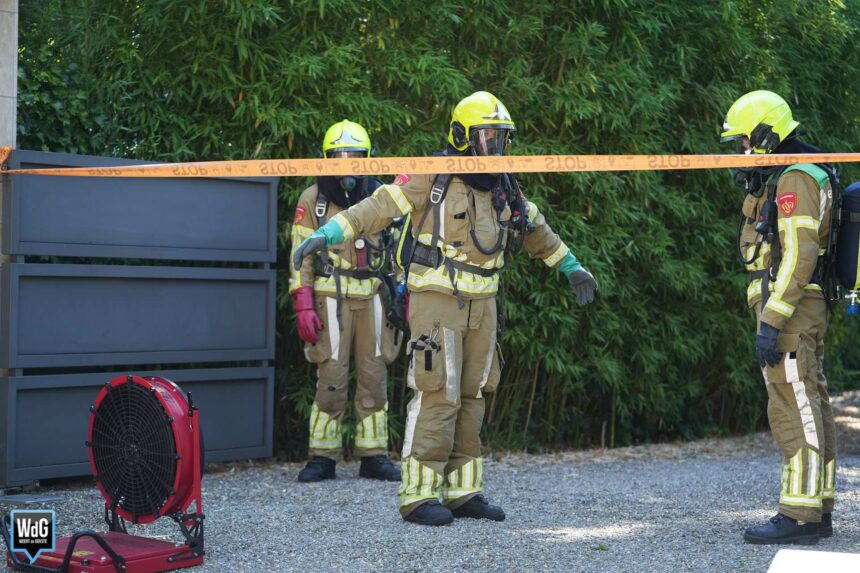 Hulpdiensten rukken uit voor incident met zwembadchemicaliën
