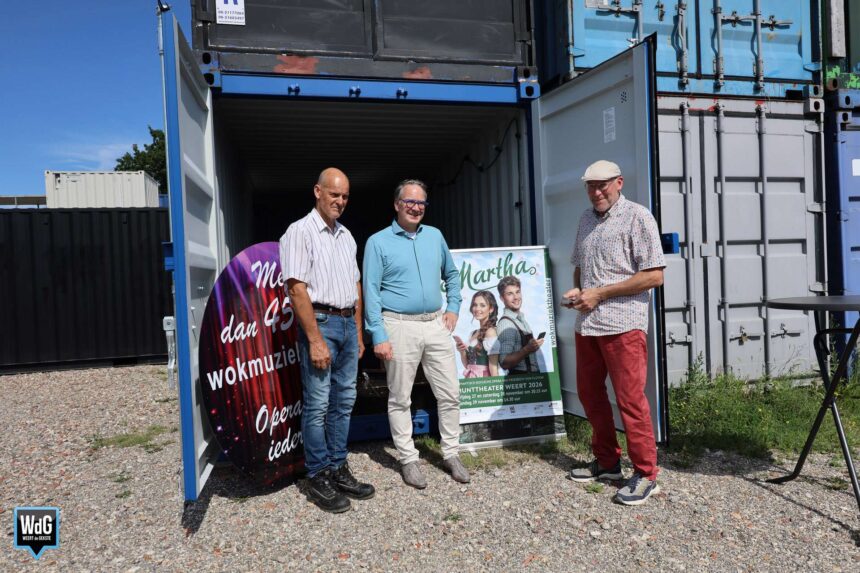 Operagezelschap Wokmuziektheater ontvangt nieuwe theatercontainer