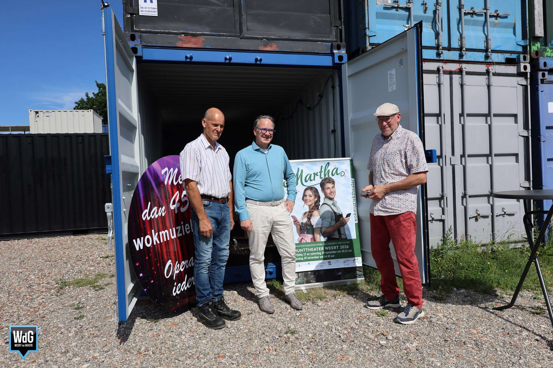 Operagezelschap Wokmuziektheater ontvangt nieuwe theatercontainer