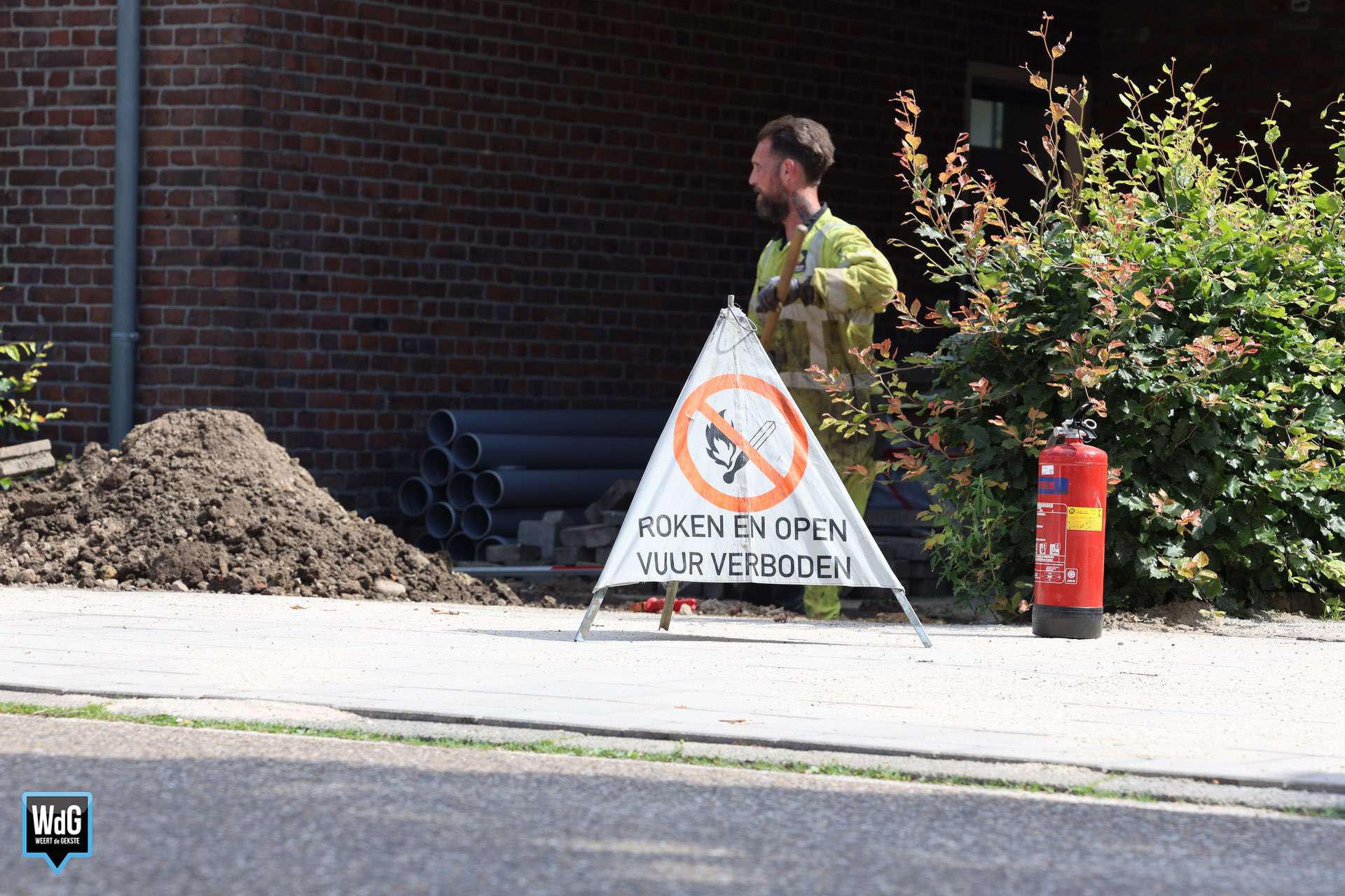 Gaslek op de Staat in Nederweert