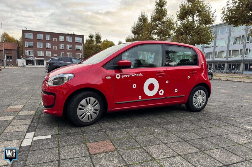 Deelauto van Greenwheels in Weert. Archieffoto