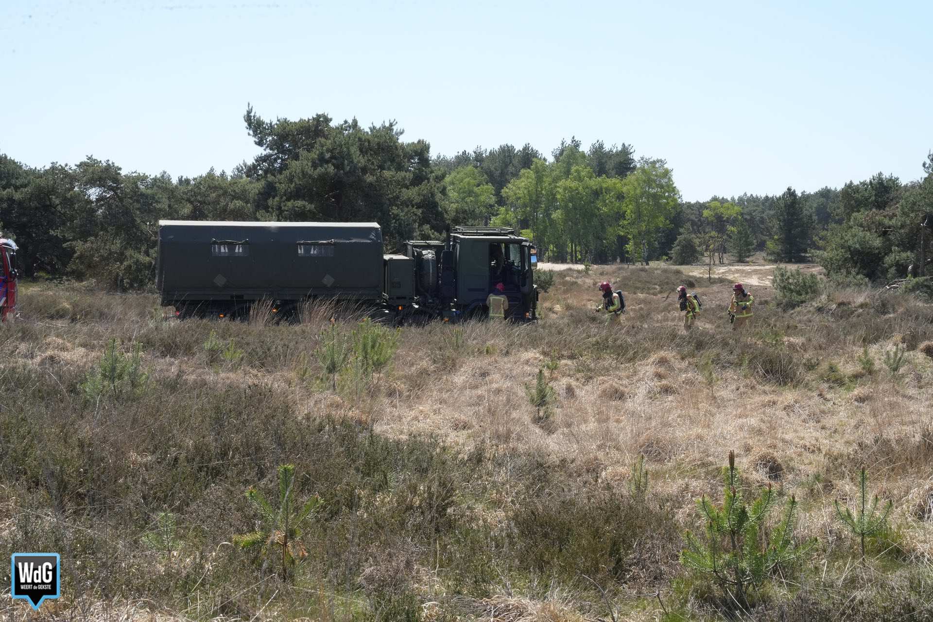 Defensie scherpt protocol oefenen bij natuurbrandrisico aan. Archieffoto