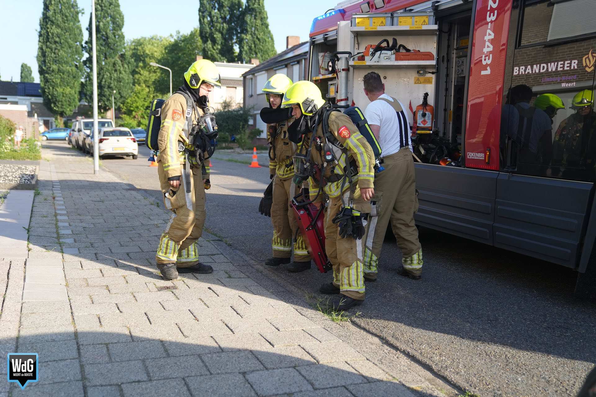 Kleine gaslekkage in woning