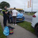 Kop-staartbotsing op N280 bij Baexem