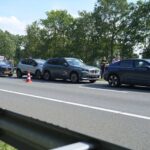 Vier auto's botsen op snelweg A2 bij Maarheeze