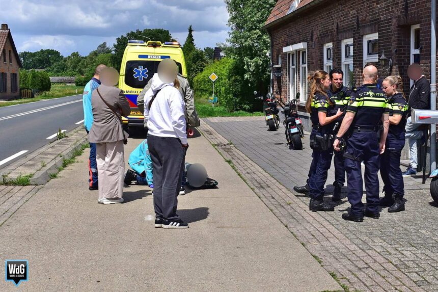 Vrouw gewond bij val met e-shopper op fietspad Roggelsedijk in Meijel