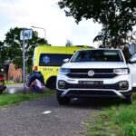 Auto en scooter botsen op Meijelsedijk in Ospel