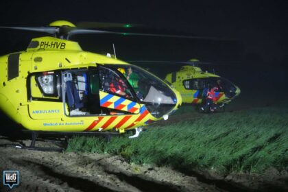 Ernstig verkeersongeval in Ell, twee traumahelikopters ingezet
